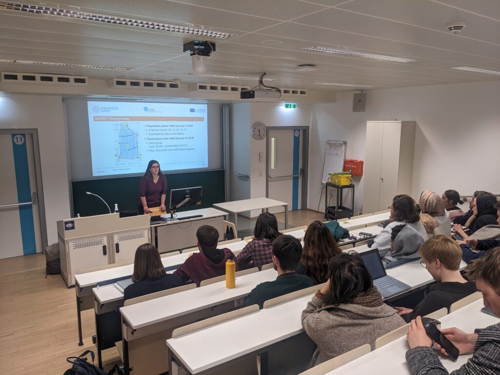 The Science for Policy Hackathon, organized by the University of Vienna's Environmental Change Hub (ECH) in cooperation with the Urban Sustainability Living Lab, is a collaborative process aimed at fostering innovative solutions at the intersection of science and policymaking.