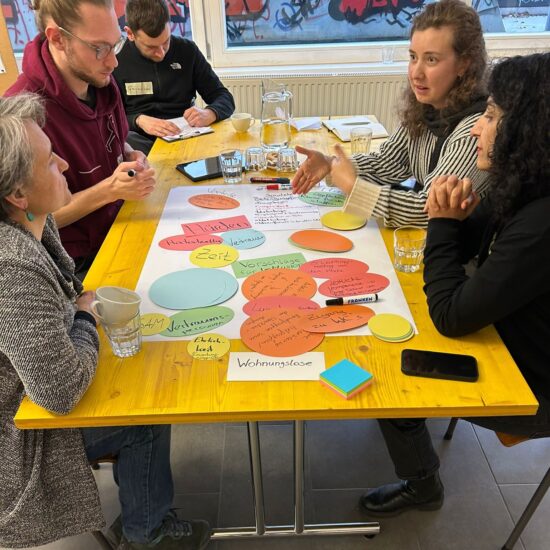 ThemenCafe_1 In den Themen-Cafés wurden verschiedenste Eindrücke gesammelt.